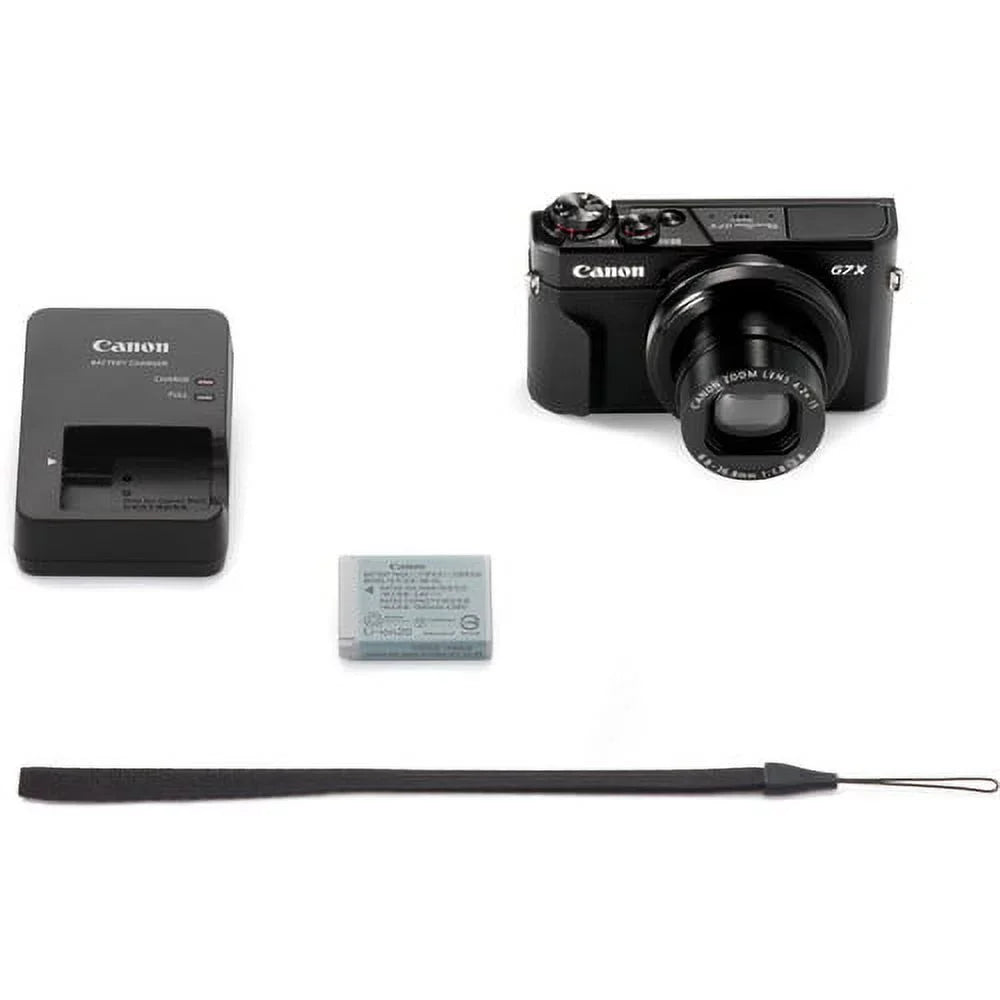 Canon PowerShot G7X Mark II Digital Camera + Pixi Starter Bundle Kit
