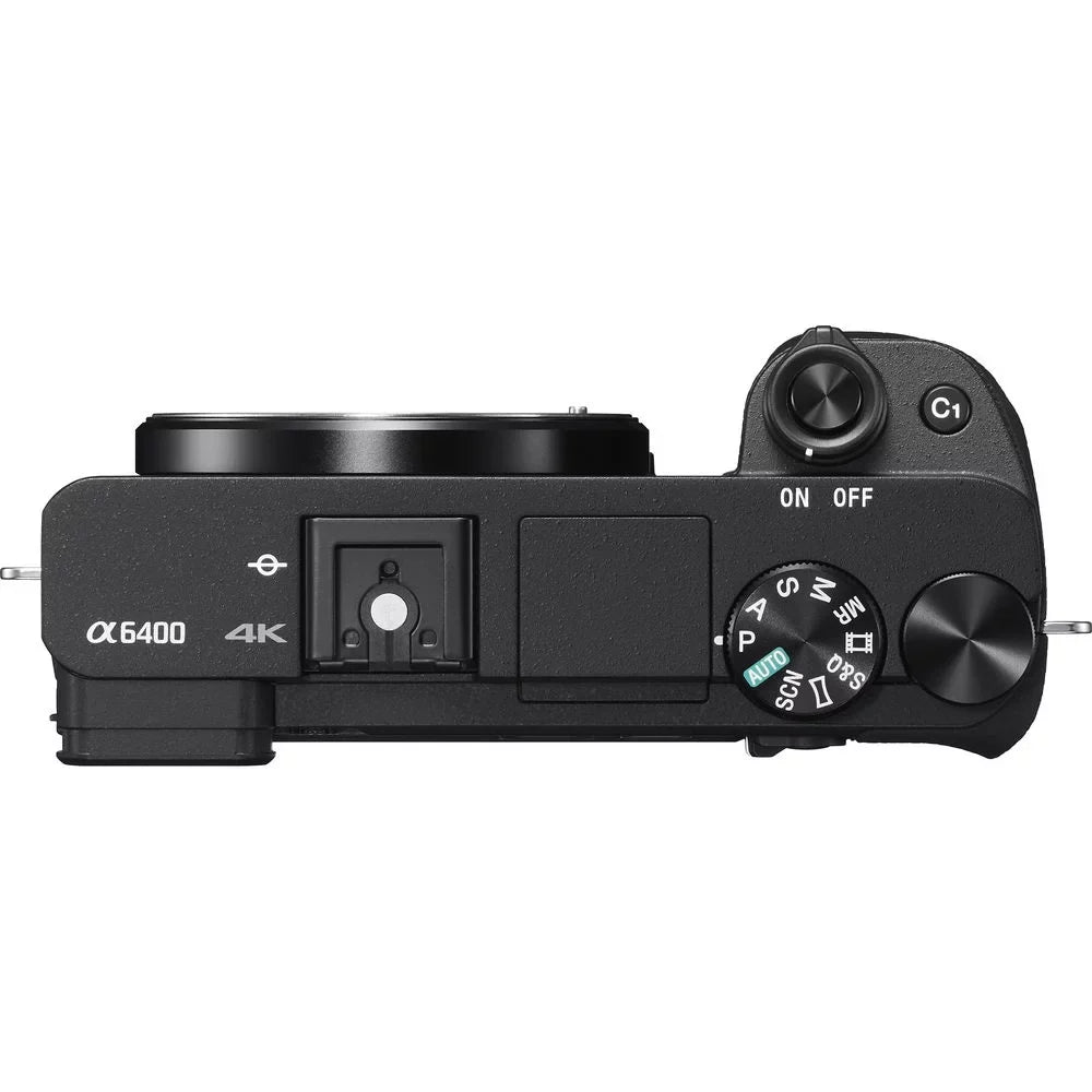 Sony a6400 Mirrorless Camera +50mm f/1.8 OSS Lens (Black) +3 PC Filter +64GB