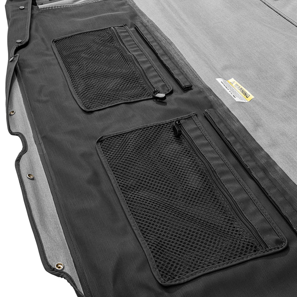 Rugged Ridge by RealTruck Voyager Top Black Diamond S.Cloth, Tinted Win; 18-Curr Jeep Wrangler JLU with Select: 2021 Jeep Wrangler Unlimited Sport, 2018-2019 Jeep Wrangler Unlimited Sahara