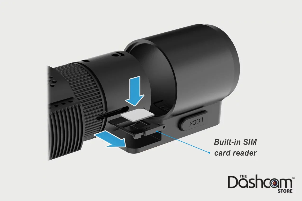 BlackVue DR750-2CH-LTE Dual Lens Front + Rear Dash Cam w/ Built-In 4G-LTE & 256GB BlackVue Memory Card