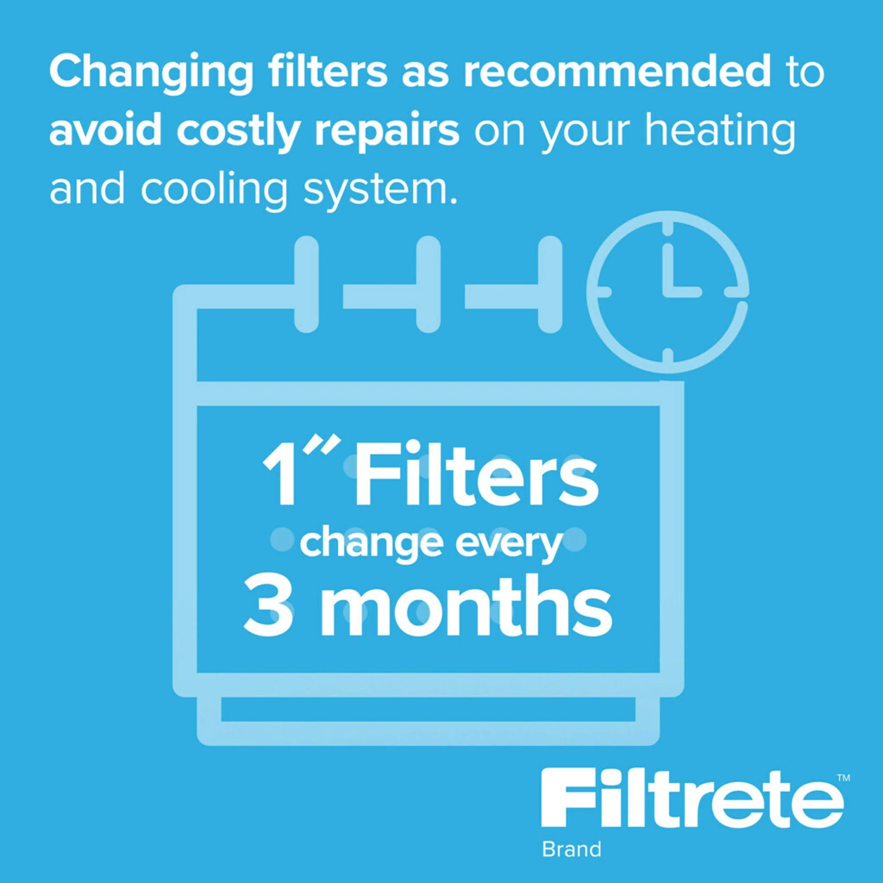 Filtrete 24x24x1 Air Filter, MPR 1500 MERV 12, Advanced Allergen Reduction, 4 Filters