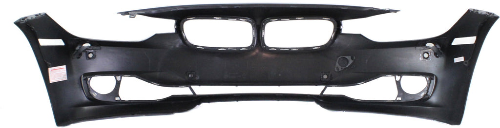 Front BUMPER Coating For BMW 3-SERIES 2012-2015 Primed STD Type with HLW PDC Holes/Cam Sedan/Wagon