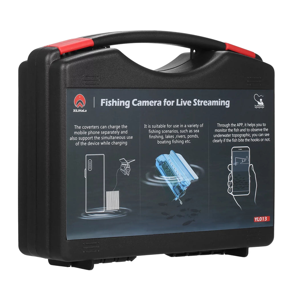 Gofishup 1080P Underwater Fishing Camera Fish Finder with APP Control, Live Video Ice Lake Sea Craft Kayak Fishing