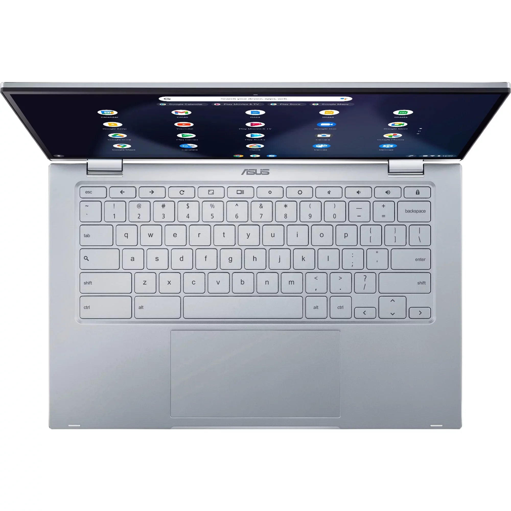 ASUS Chromebook Flip C433 14 2-in-1 Business Laptop 14" FHD IPS Touchscreen Intel Core M3-8100Y Processor 8GB DDR4 64GB eMMC + 256GB SD Card Intel UHD Graphics 615 USB-C Webcam Chrome OS Silver