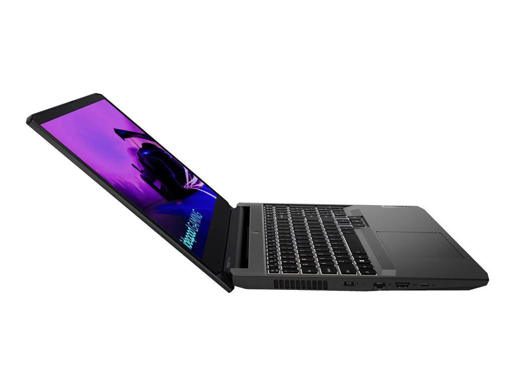 Lenovo IdeaPad Gaming 3 15ACH6 82K2 - 180-degree hinge design - AMD Ryzen 7 - 5800H / up to 4.4 GHz - Win 10 Home 64-bit - GF RTX 3050 - 16 GB RAM - 512 GB SSD NVMe - 15.6" IPS 1920 x 1080 (Full HD) @ 120 Hz - 802.11a/b/g/n/ac/ax - shadow black - kb