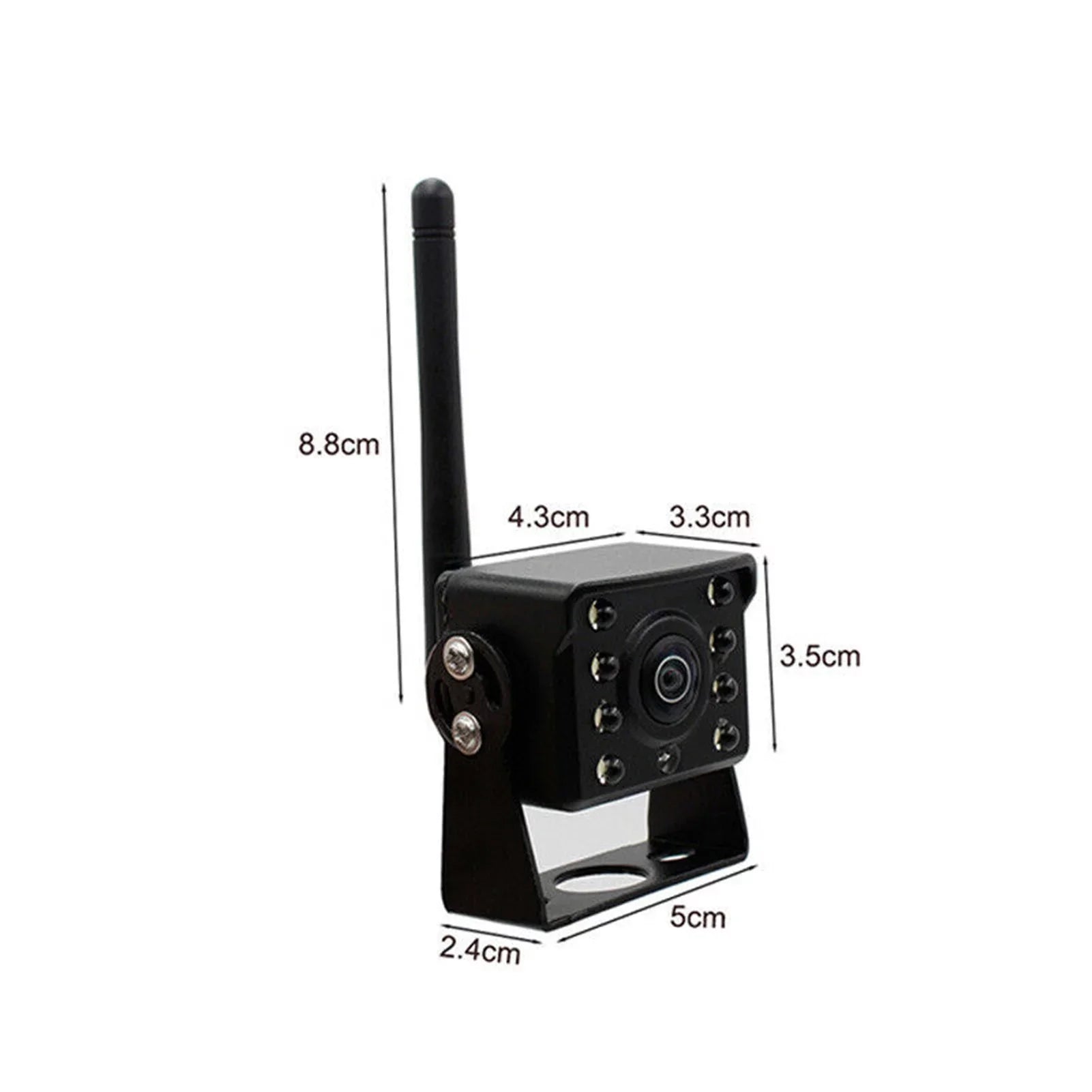 Aumotop Wireless Reversing Monitor with Night Vision, LED Reverse Backup Camera Trucks and Buses