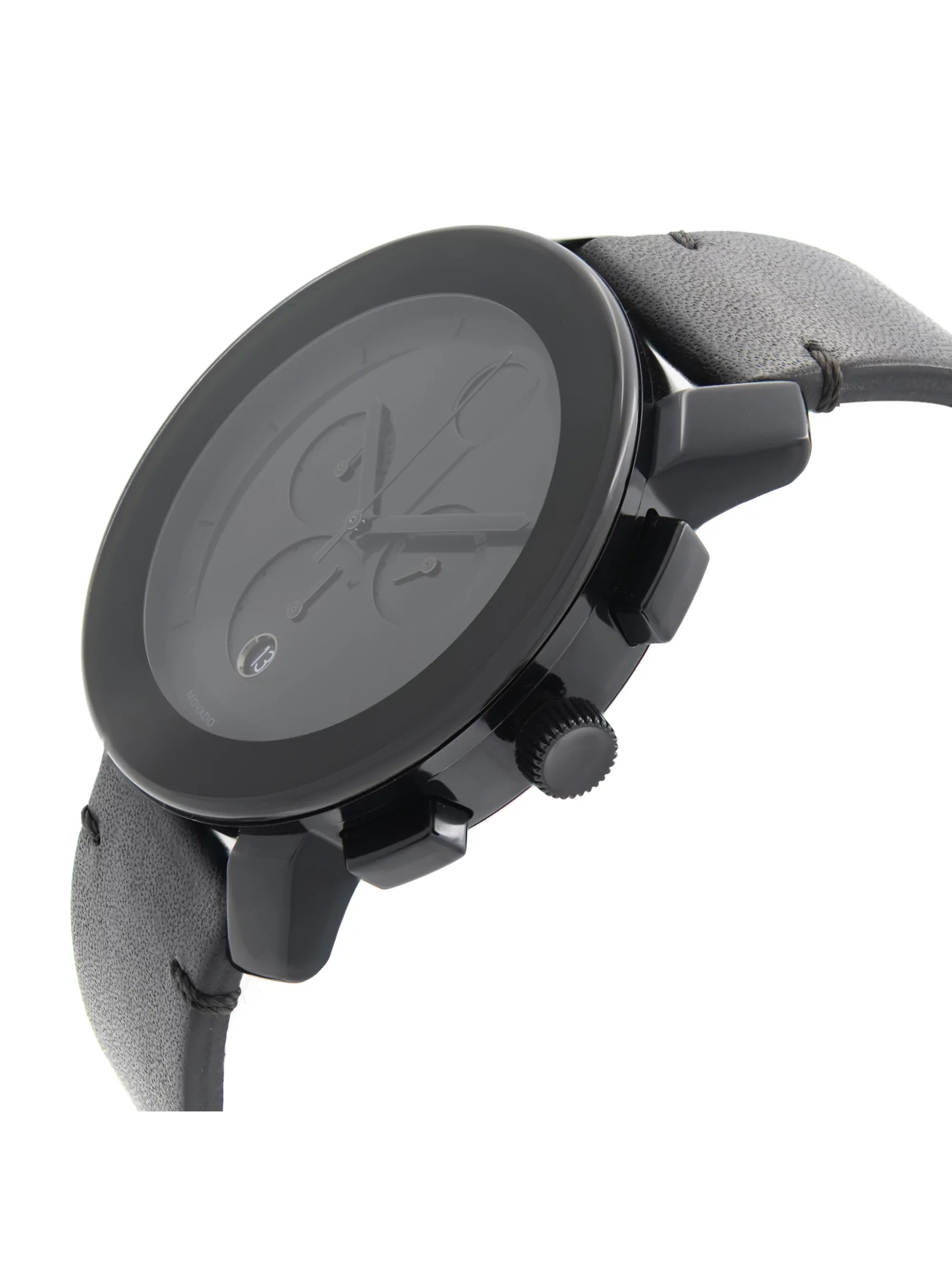 Movado Bold Chronograph Ion-Plated Steel Black Dial Quartz Mens Watch 3600337