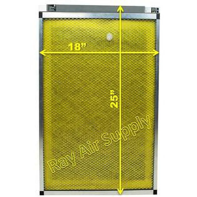 RAYAIR SUPPLY 18x25 Replacement Filter Pads with MicroPower Guard Air Cleaner 18x25 Refills (3 Pack)