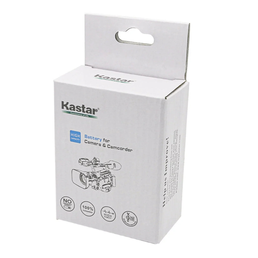 Kastar 2-Pack VW-VBG6 Pro Battery Replacement Panasonic VW-VBG6 VW-VBG6GK VW-VBG6-K VW-VBG6PPK, CGA-E625 Battery, DE-A38, VSK0631, VSK0698 Charger, Panasonic AG-AC7 AF105 AC130 AC160 HMR10 HSC1U