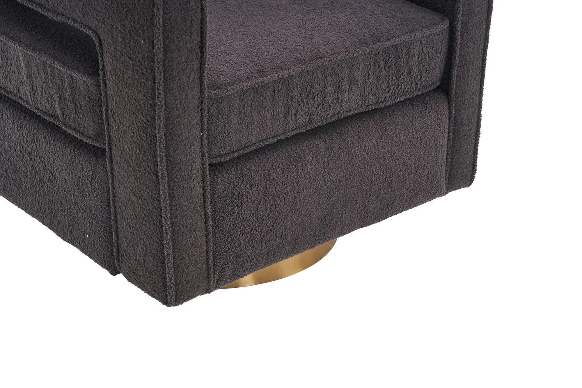 Yone jx je Swivel Barrel Chair Living Room,360 Degree Swivel Club Modern Accent Single Sofa Chair, Small Leisure Arm Chair Nursery, Hotel, Bedroom, Office