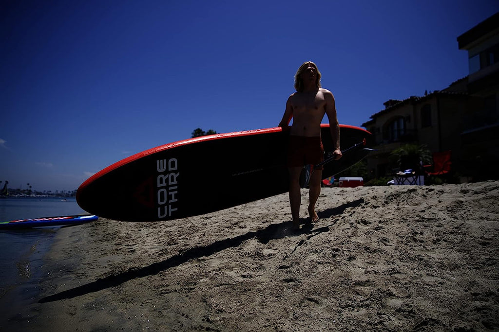 Core Third Tahoe 13'6" Inflatable Paddle Board Beaches and Lakes with Complete SUP Kit