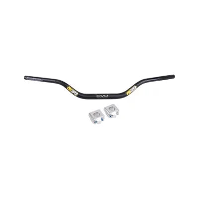 Tusk Universal Big Bar Clamp and Bar Kit ProTaper EVO Windham MX/RM Mid Bend Black Suzuki DS100 1978-1981