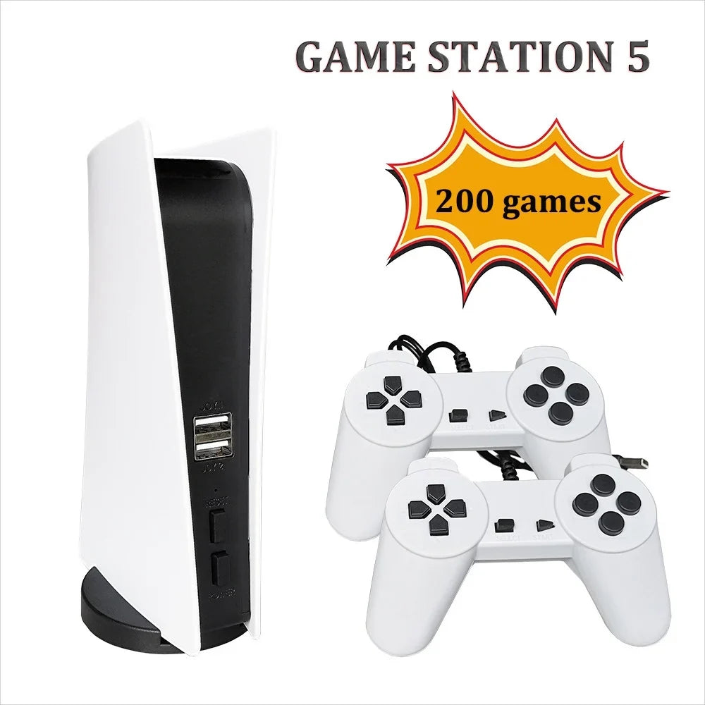 GS5 Gaming Console For Wired Handheld Game Player 200 Classic Game Kids Adults