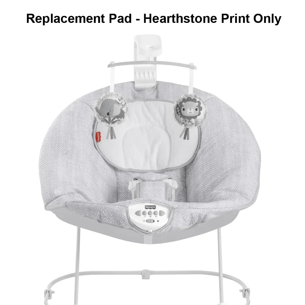 Replacement Part Fisher-Price See & Soothe Deluxe Bouncer Babies - HBD24 ~ Replacement Coating / Pad / Cushion ~ Hearthstone Print