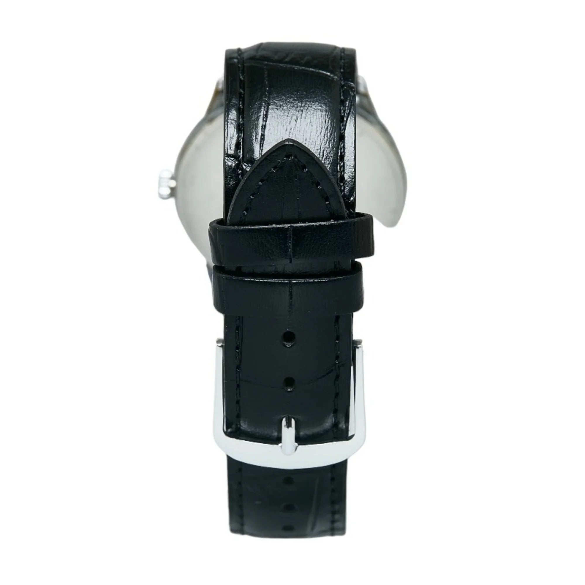 Pre-Owned Junghans 15JEWELS External Belt Watch Manual Winding Black White Dial Stainless Steel Ladies JUNGHANS (Good)
