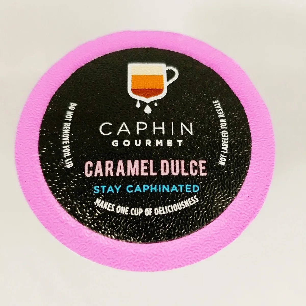 50 Count Caramel Dulce Caphin Gourmet Single-Serve Coffee Pods Keurig K Cups Brewers (50 Count with 2.0)