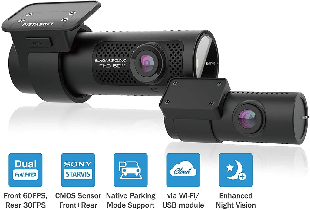 Blackvue DR750X-2CH-32GB Dual HD 1080p (Front 60fps/Rear 30fps) 1.81 lb Sony Starvistm Cmos Sensor