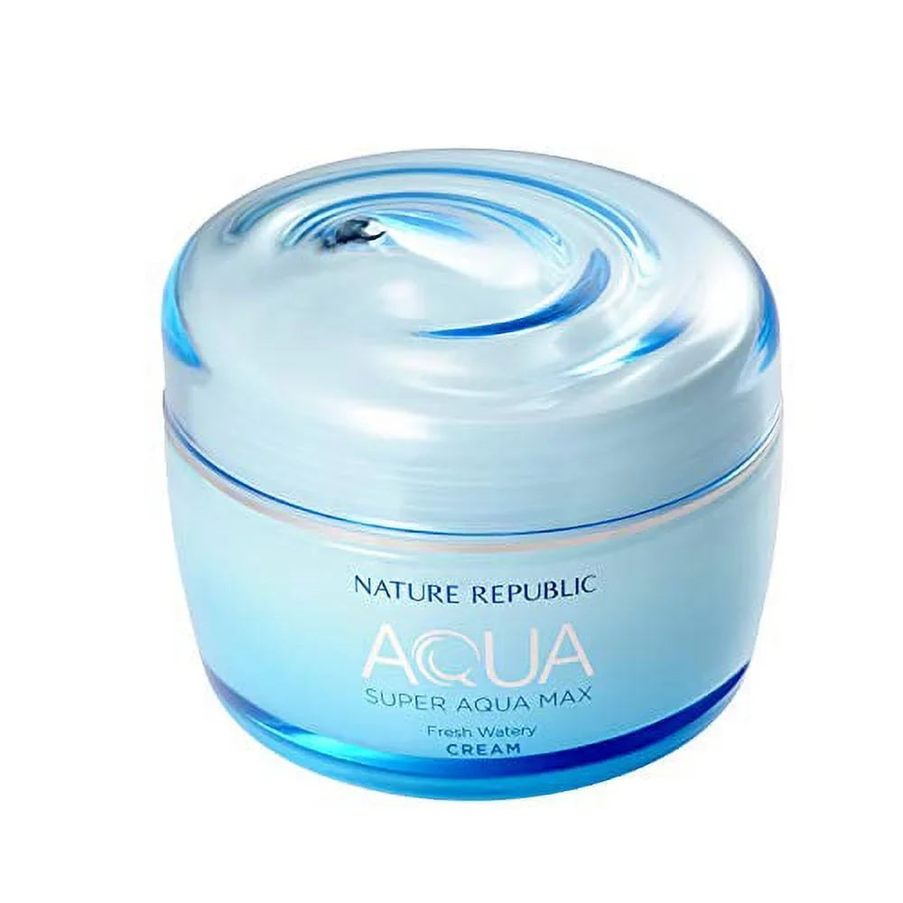 Nature Republic Super Aqua Max Fresh Watery Cream Oily Skin, 80 Milliliter