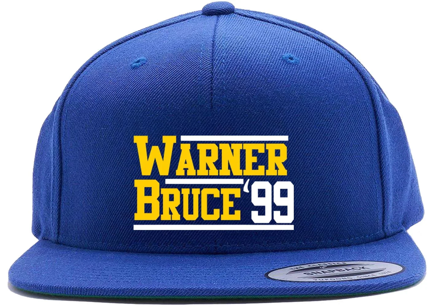 Snapback Rams Kurt Warner Isaac Bruce 99 Hat