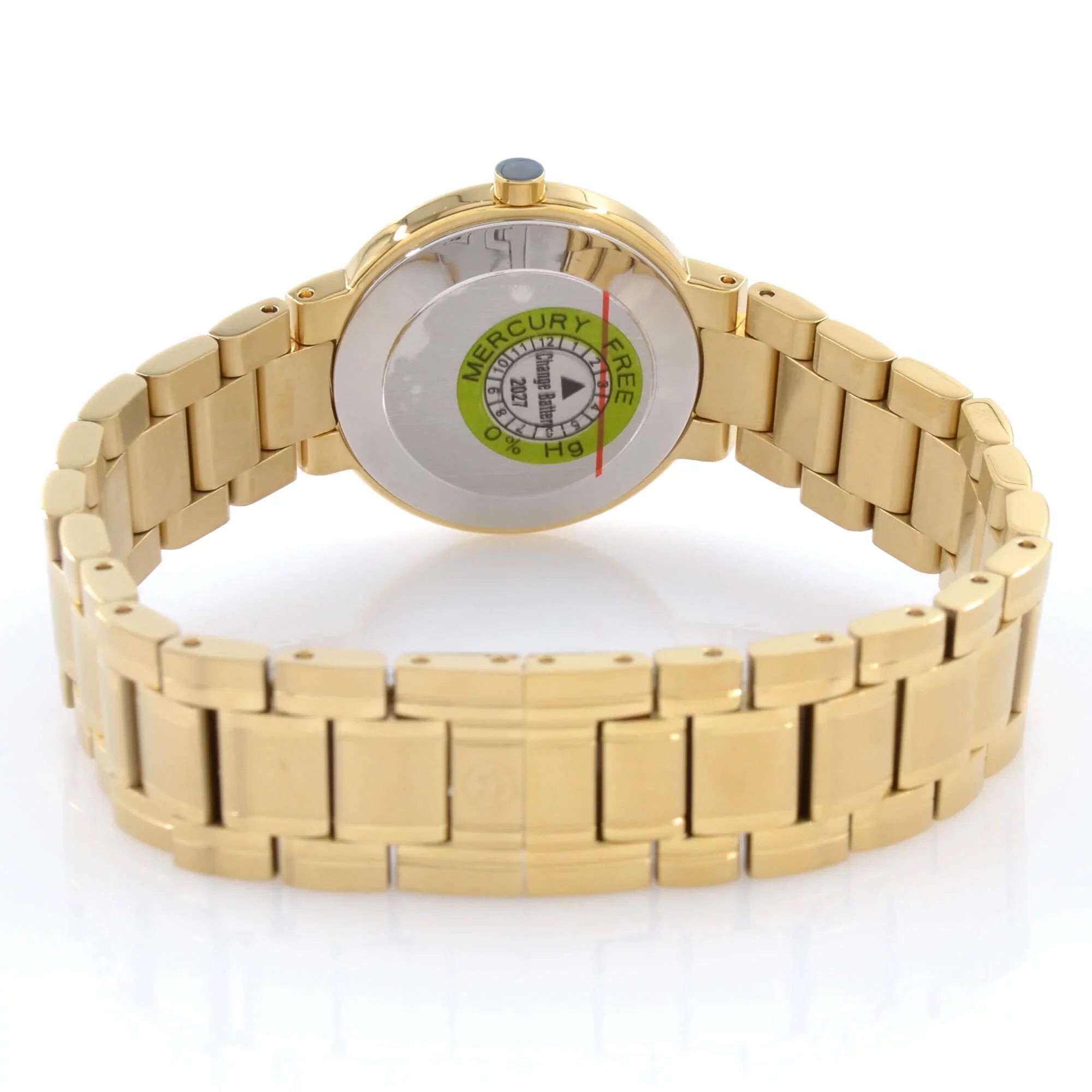 Movado 0607282 Men's Stiri Yellow Gold Bracelet Quartz Watch