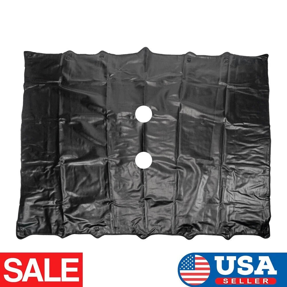 Enhance Your Jeep Wrangler JK JKU 07-18 with Leather Top Sunshade Protection - Ultimate Sun Protection and Easy Installation