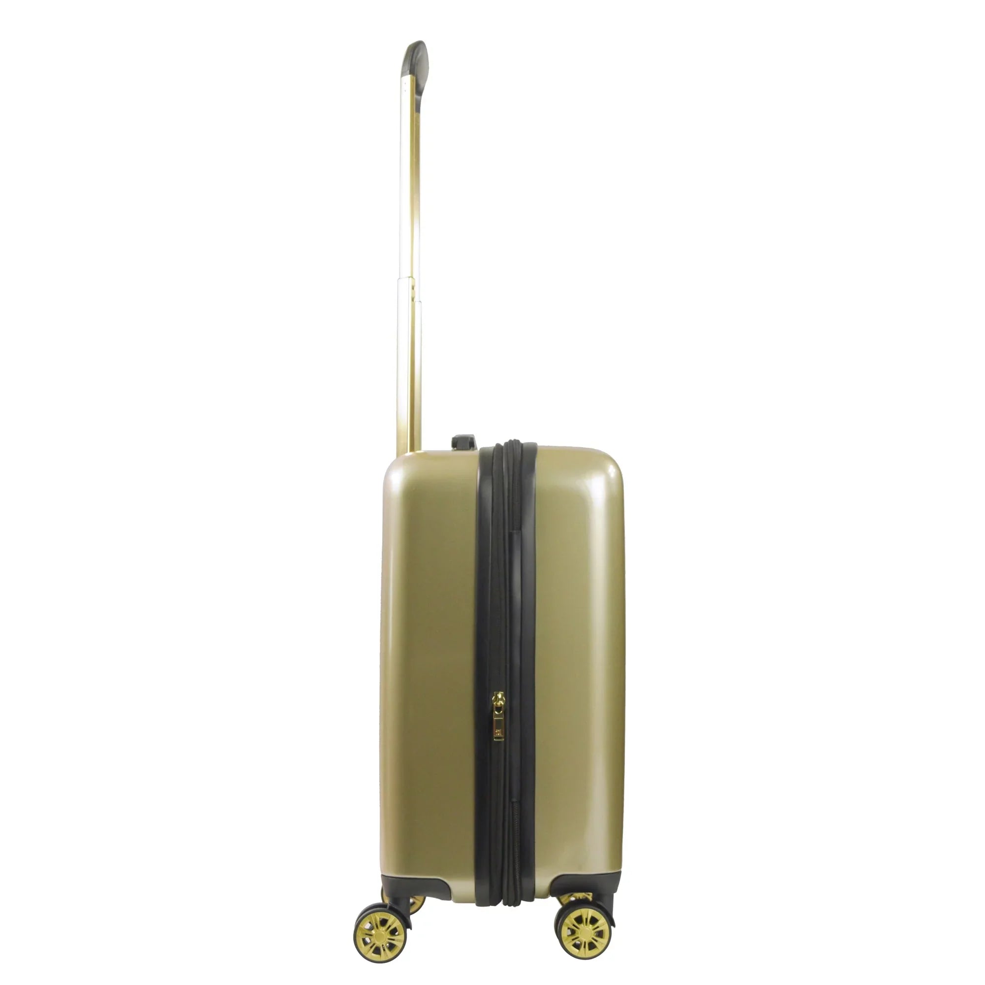 Grove 22 Inch Rolling Luggage, Hardshell Carry On Suitcase with Spinner Wheels, Gold