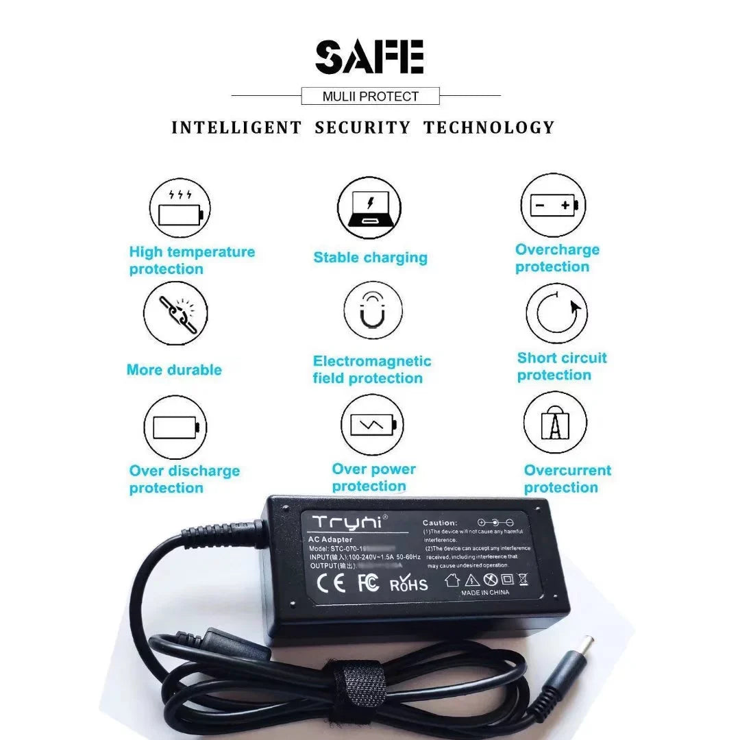 AC Power Adapter HP ZBook 14 G2 15u G2 UltraSlim 2013 Docking Station UltraSlim Dock 2013 US Officejet 100 150 Mobile Printer EliteOne EliteDesk 800 G2 G1 TPC-LA58 Charger Power Cord Supply New