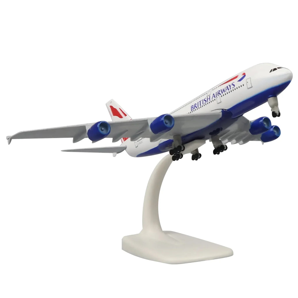 British Airways A380 Alloy Plane Model Retro and Elegant Decoration Aircraft Model Living Room or Display Room