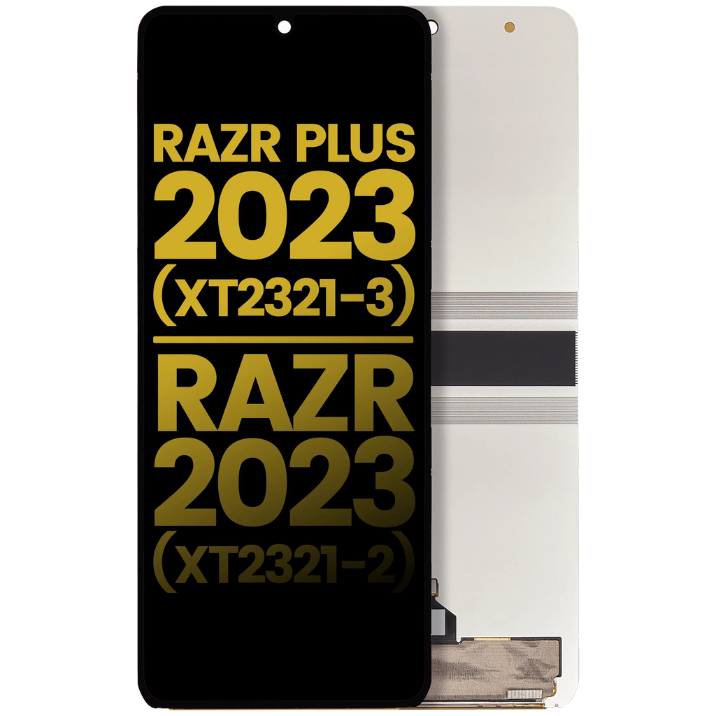 Replacement Main OLED Assembly No Frame For Motorola Moto Razr Plus / Razr 40 (XT2323-3/23) (Refurbished)