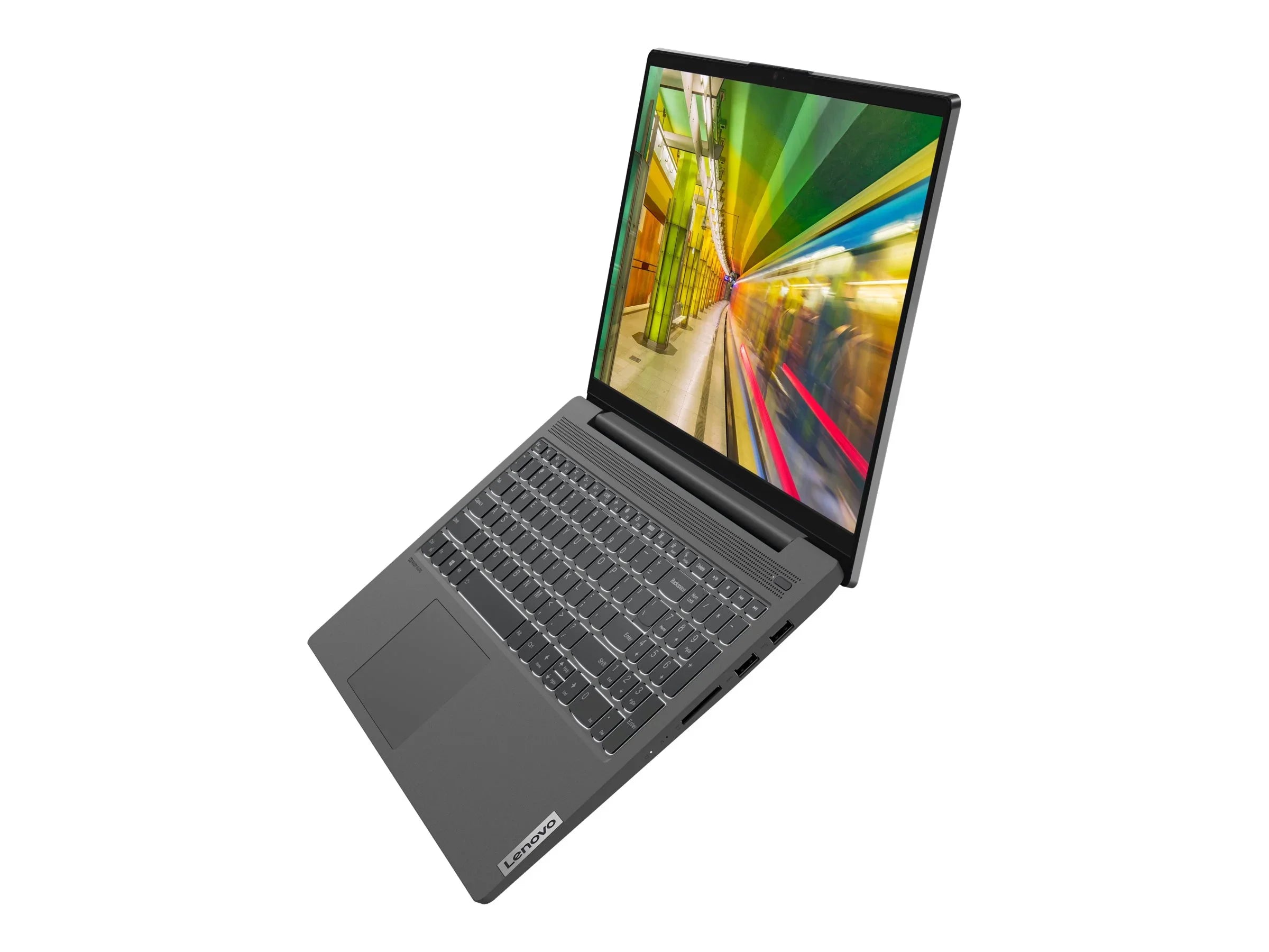 Lenovo IdeaPad 5 15IIL05 81YK - Intel Core i5 - 1035G1 / 1 GHz - Win 10 Home 64-bit - UHD Graphics - 16 GB RAM - 512 GB SSD NVMe - 15.6" 1920 x 1080 (Full HD) - Wi-Fi 6 - graphite gray - kbd: US - with 1 Year Lenovo Premium Care