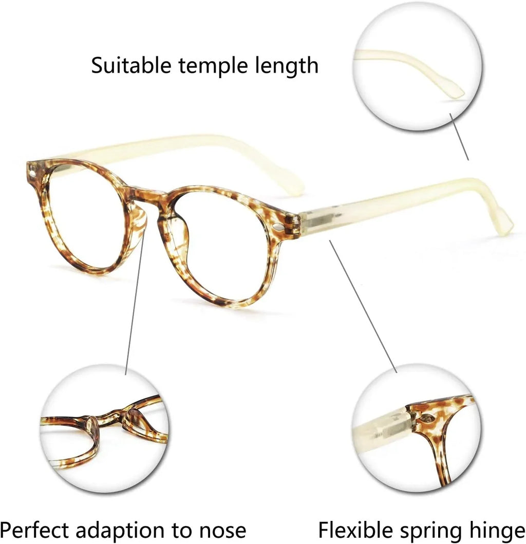 OCCI CHIARI Lightweight Designer Acetate frame Stylish Reading Glasses For Women(Yellow,3.0)