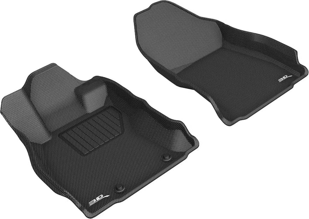 3D MAXpider KAGU Floor Mat (BLACK) Suitable with SUBARU FORESTER 2019-2024 - Front Row