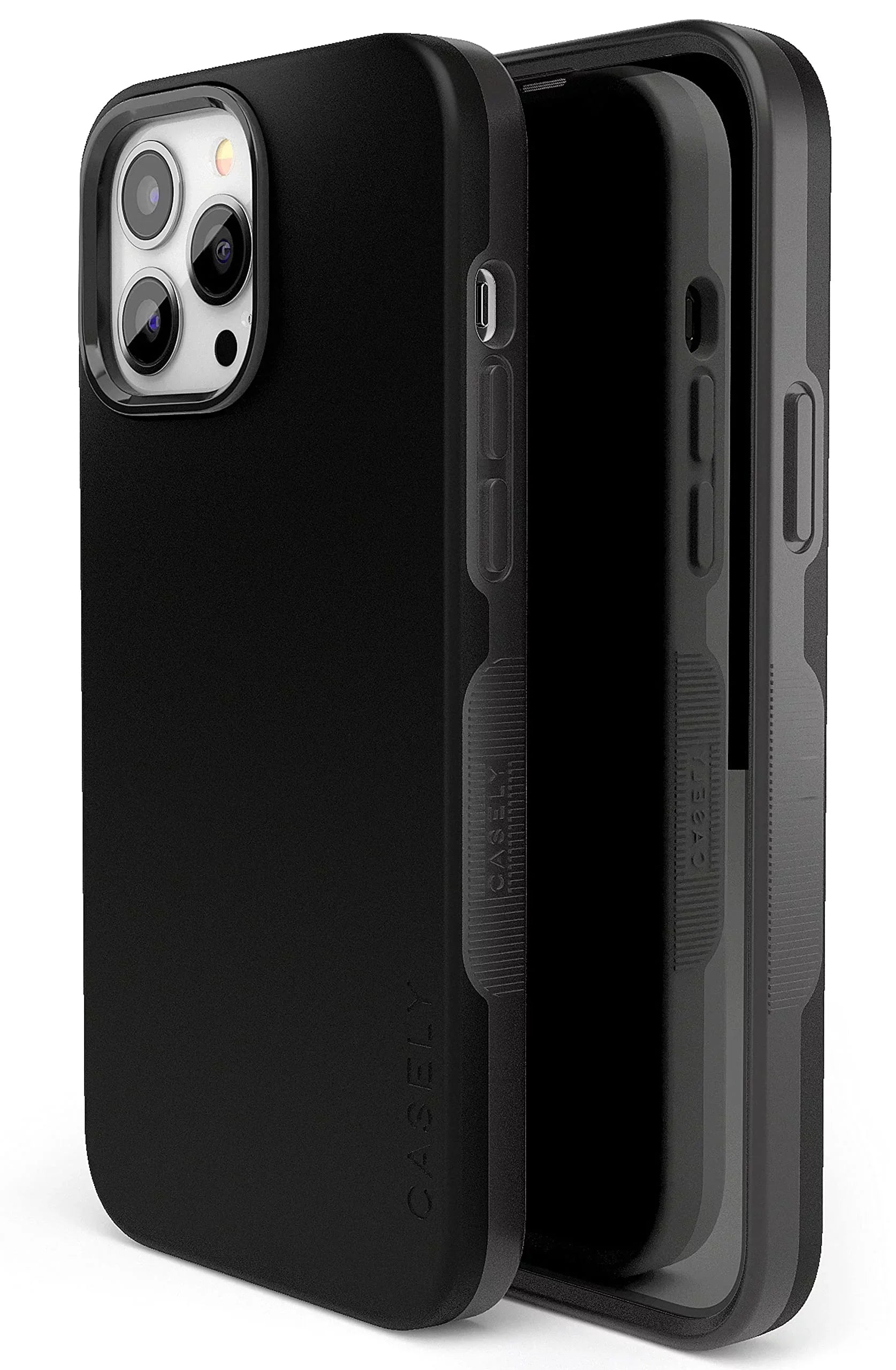 Casely iPhone 13 Pro Max Phone Case | with MagSafe | Black on Black | Only with iPhone 13 Pro Max