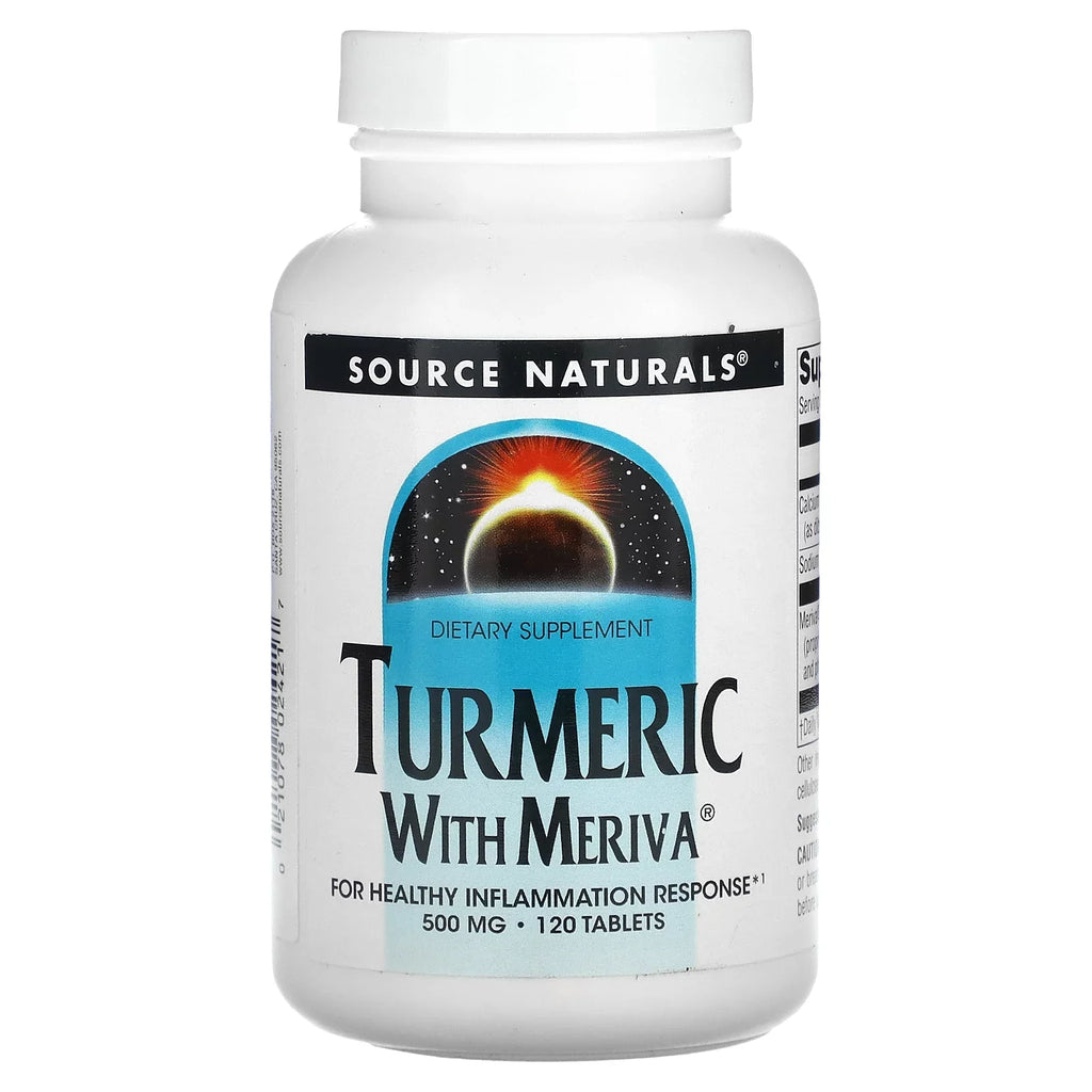 Source Naturals Turmeric with Meriva, 500 mg, 120 Tablets