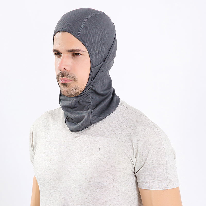 Toptie 45 Pack Black Balaclava Ourdoor UV Sun Protection Hood Mesh Cooling Adjustable Balaclava Men Women-45 Pcs Black