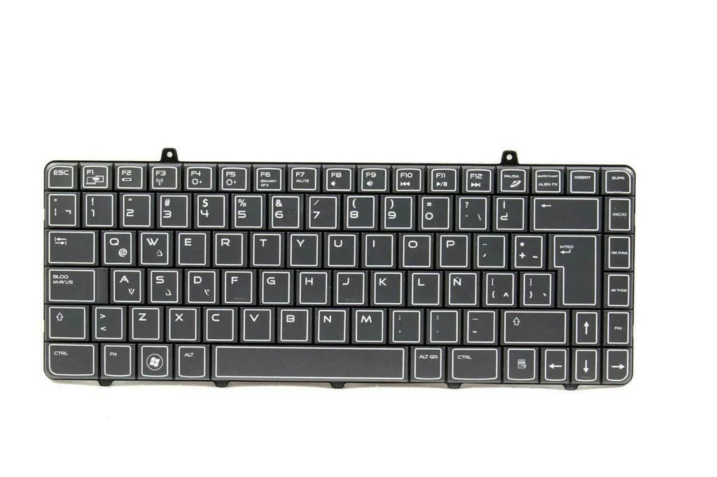 Pre-Owned Dell Alienware M11X Spanish-Latin PK130BB1A16 Laptop Keyboard DN229 - Like New