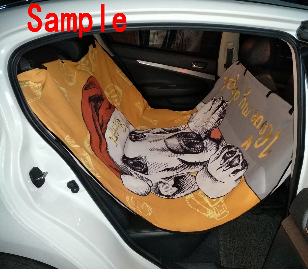 GCKG Tropical Beach Pet Car Seat Wrap Dog Car Seat Mat Hammock Cargo Mat Trunk Mat For Cars Trucks and SUV 54x60 inches