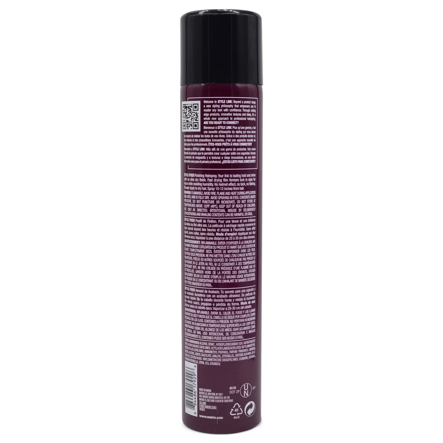 Matrix Style Link Perfect Style Fixer Finishing Hairspray 10.2 Oz
