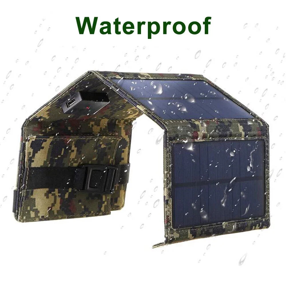 Jahy2Tech Foldable Outdoor 80W USB Solar Panel Portable Phone Charger Camping Hiking Rechargeable Battery High Standard