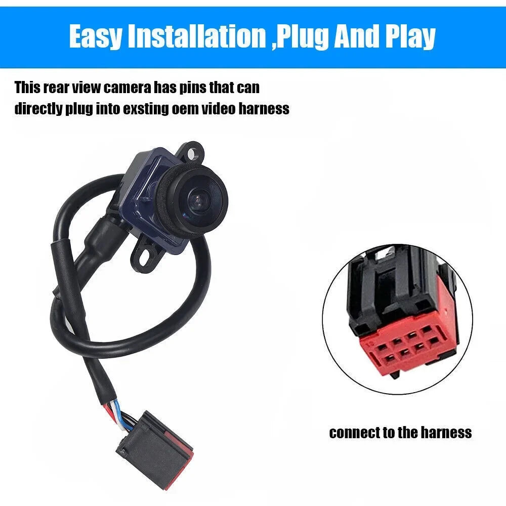 JLLOM Rear View Camera 68417057AA - Improve Your Visibility - with RAM PROMASTER 1500 2500 3500 (2018-2021)