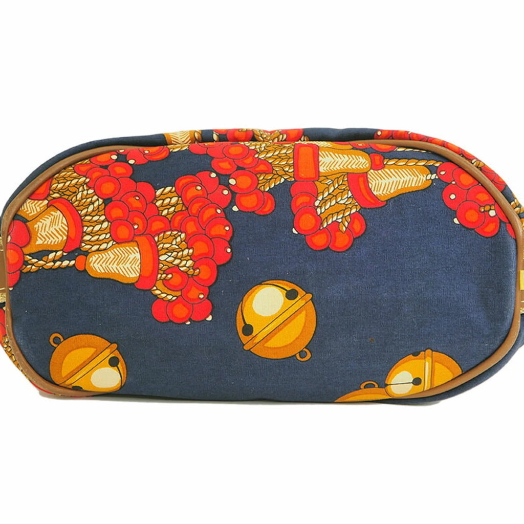 Pre-Owned Loewe LOEWE shoulder canvas navy x red one bag ladies (Good)