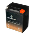 Chrome Battery YTX14AHL-BS (14AHL-BS 12 Volt,12 Ah, 210 CCA) Motorcycle Battery Suzuki 1100cc Gsx-r1100 1990