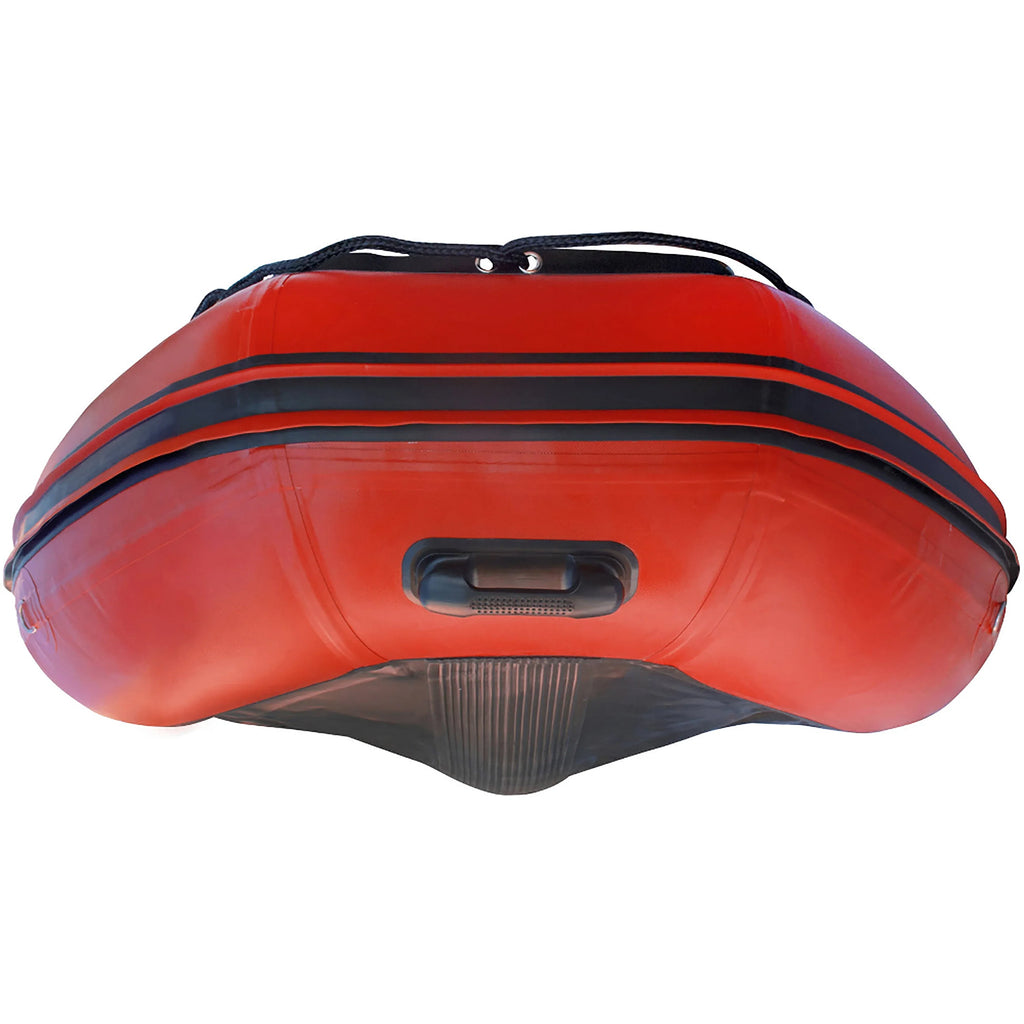 ALEKO Inflatable Craft with Air Deck Floor - 10.5 Ft - Red