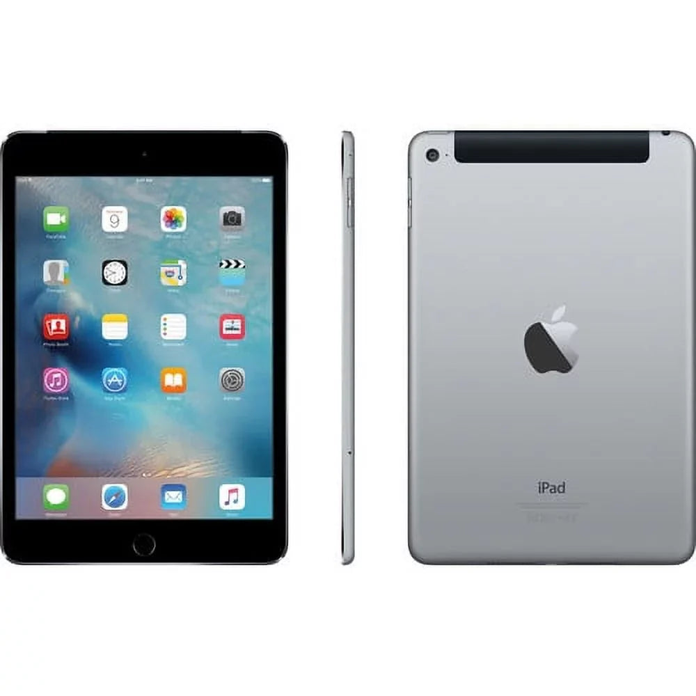 Restored Apple iPad Mini 4 128GB Space Gray Wi-Fi MK8D2LL/A (Refurbished)