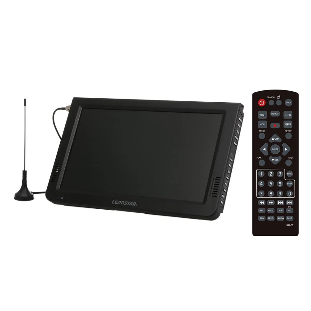 LEADSTAR Video Player,Caravan Outdoor or Freeview L-ED TV Freeview LED TV Screen Freeview Car Caravan Outdoor Support U-SB 10 Inch Portable TV Video Player Screen Freeview L-ED Video Player Car