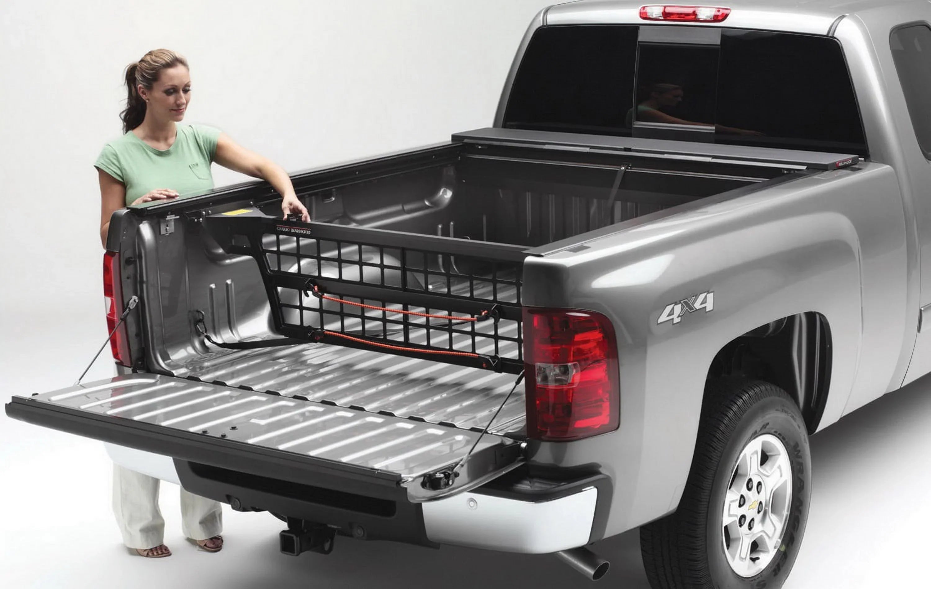 Roll-N-Lock by RealTruck CM262 Cargo Manager Rolling Truck Bed Divider; with Select 2015-2022 Chevrolet Colorado, 2015-2022 GMC Canyon