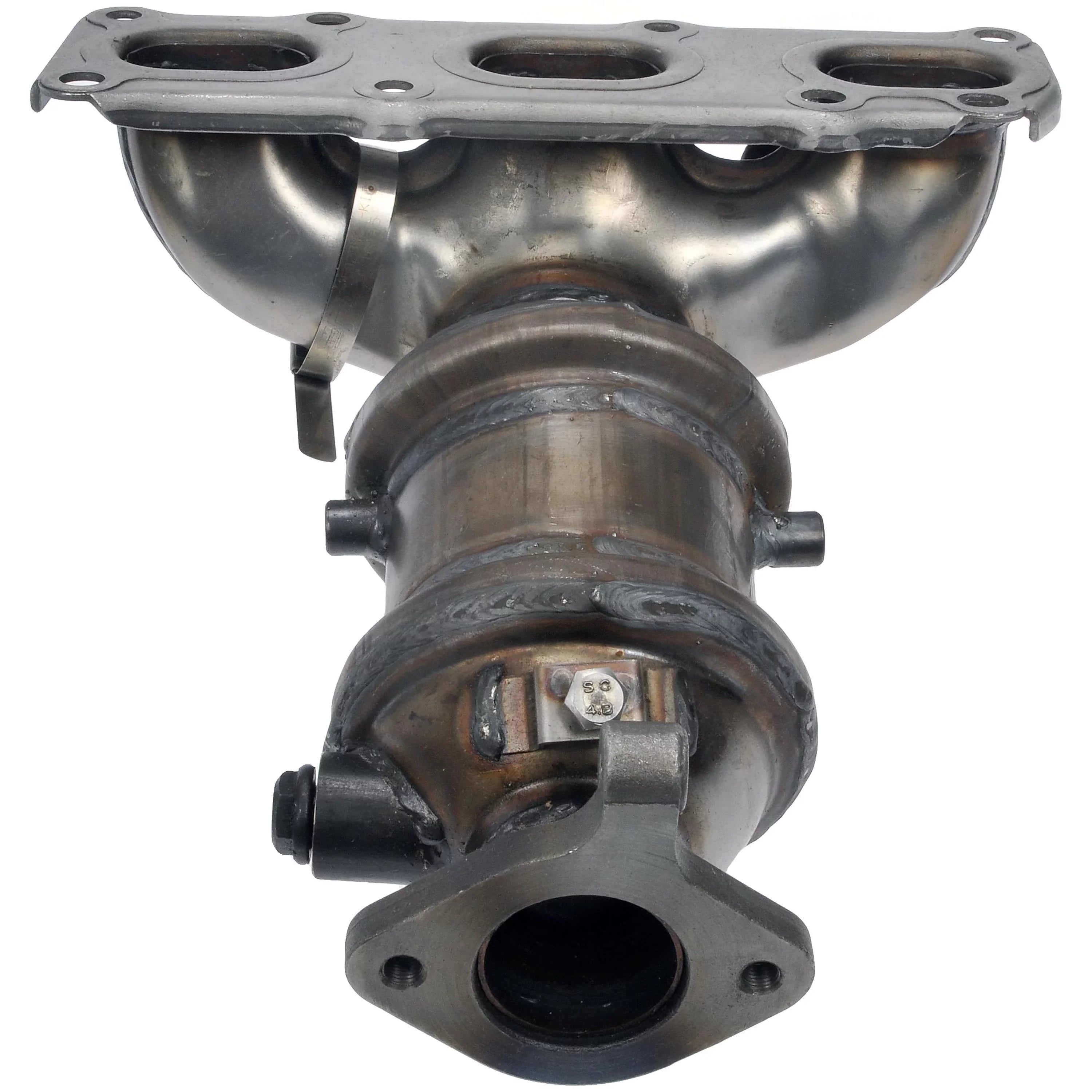 Dorman 674-421 Front Catalytic Converter with Integrated Exhaust Manifold Specific Hyundai / Kia Models (Non-CARB Compliant) Fits select: 2011-2018 KIA SORENTO, 2010-2018 HYUNDAI SANTA FE