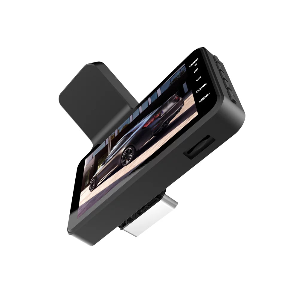 Eccomum 1080P DVR Dash Camera 4 Inch Car Dashcam Driving Recorder 170° Wide Angle with Touchscreen Support Night-Vision Loop Recording Motion Detection Reversing Picture