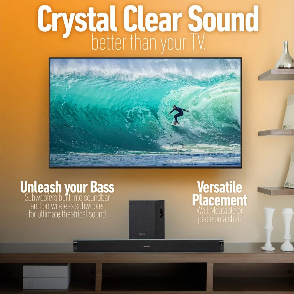 Sony XBR55X900H 55-inch 4K UHD Full Array LED Smart TV 2020 Bundle with Deco Gear Sound Bar with Subwoofer, Wall Mount, 6-Outlet Surge Adapter, Screen Cleaner and TV Essentials 2020