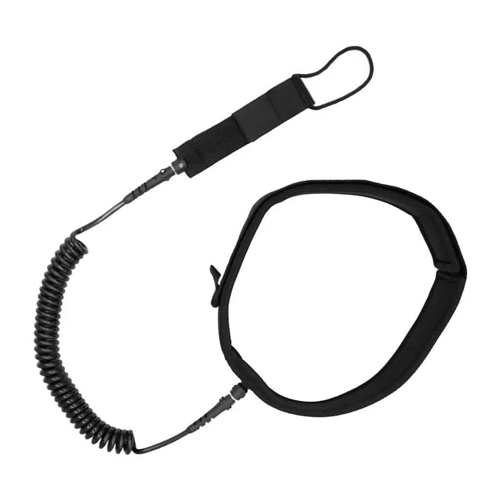 Surfboard Leash Coiled Surfing Leash Paddle Board Waist Belt Surf Leash Water Sports Stand up Paddleboard, Shortboard, Skimboard, Longboard 10FT